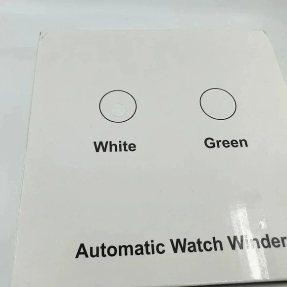 NEW XKIC Automatic Watch Winder Box Craft for Single Watch YBQ01 White - Picture 2 of 5